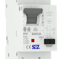 Диф автомат SEZ PFI2 B 20A/0,03A (PFI2В_20A/0,03A)