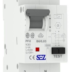 Диф автомат SEZ PFI2 B 6A/0,03A (PFI2B_6A/0,03A)