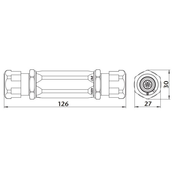 Сполучна муфта SEZ SP 2,5 (e4203) IP67