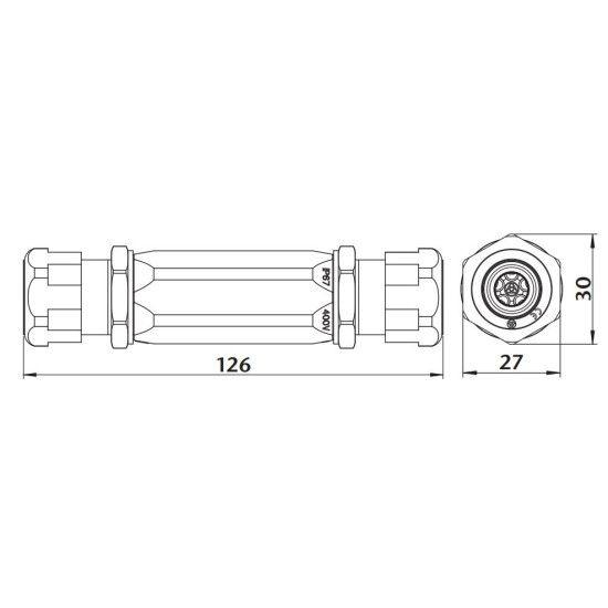 Сполучна муфта SEZ SP 35 IP67