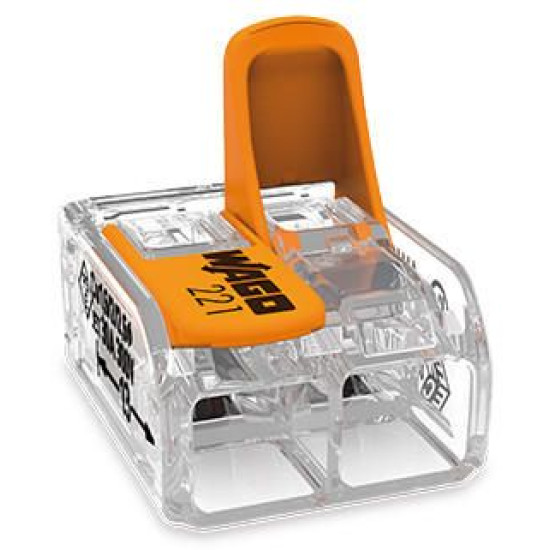 Клема на 2 дроти WAGO COMPACT 41А