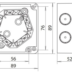 Розподільна коробка SEZ 6457-14