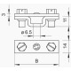 Тримач плоского провідника OBO Bettermann (5032040) 40мм з отвором 6,5мм FT (40-60мкм)
