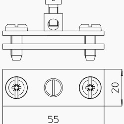 Затискач для підключення плоского провідника OBO Bettermann (5043107) G (5-10 мкм)