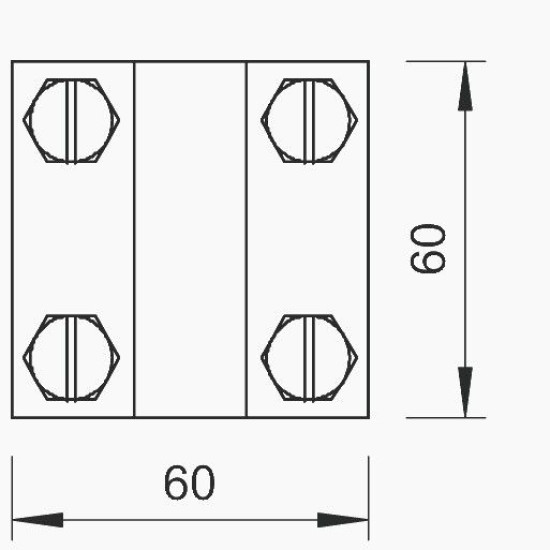 Хрестовий з'єднувач OBO Bettermann (5312655) 252 8-10XFL30 FT FT (40-60 мкм)