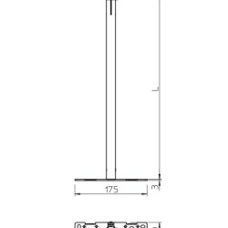 Ізоляційний тримач OBO Bettermann (5408852) із змінною довжиною ISAV1000W із склопластику