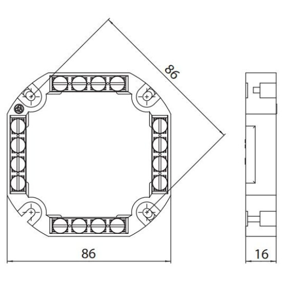 Клемна колодка SEZ 6303-15 Р 4 P (6303-15P)