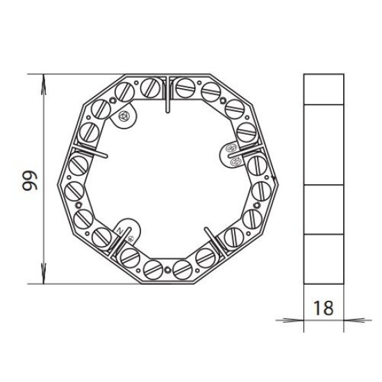 Клемна колодка SEZ 6304-20 (6304-20)