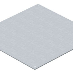 Кришка підлогової коробки OBO Bettermann (7400577) UZD350-3 383x383мм з оцинкованої сталі