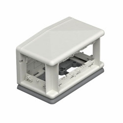 Підлоговий розетковий бокс OBO Bettermann (7408304) T4L на 5 постів 45x45