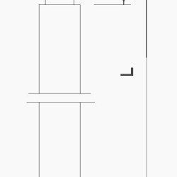 Шпилька заземлення OBO Bettermann (5000750) 20мм ST FT 1,5м FT (40-60 мкм)