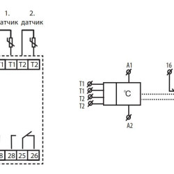 Термореле ETI 002471814 TER-4 230V (2x16A AC1)