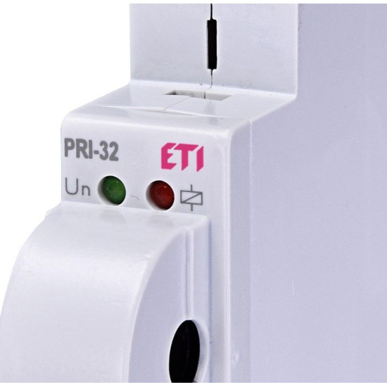Реле контролю споживаного струму ETI 002471830 PRI-32 UNI 24-240V AC 24V DC (1..20A) (1x8A AC1)