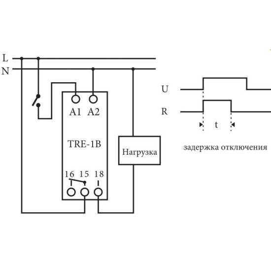 Реле часу ETI 002470028 TRE-1B