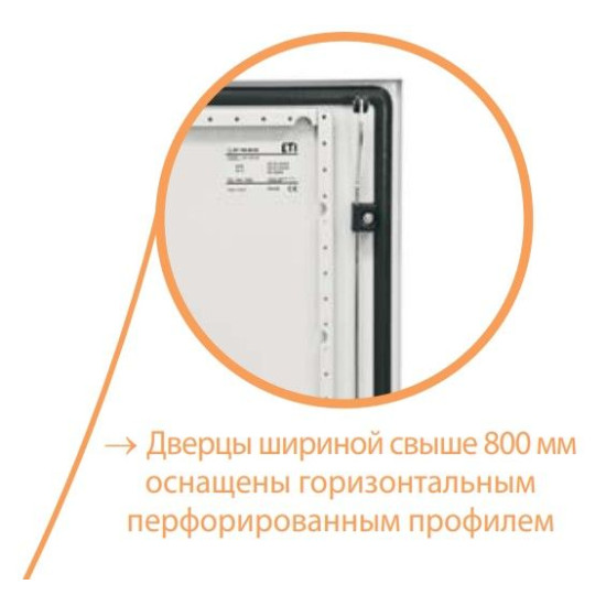 Металевий бокс ETI 001102141 GT 80-100-40 IP66 800x1000x400 з 2 замками