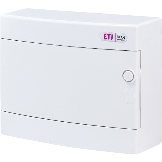 Зовнішній модульний щит ETI 001101006 ECT 12PO 12 М з білими дверцятами