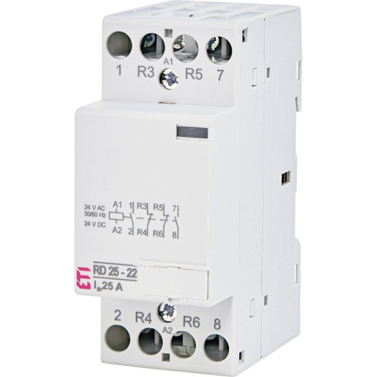 Контактор ETI 002464015 RD 25-22 (24V AC/DC) (AC1)