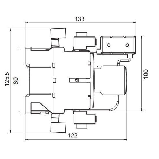 Контактор ETI 004643821 CEM CK 30.01N (30 кВАр 400-440V)