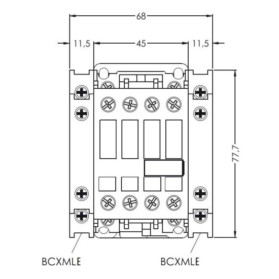 Контактор ETI 004645124 CEM 25-10 400V AC