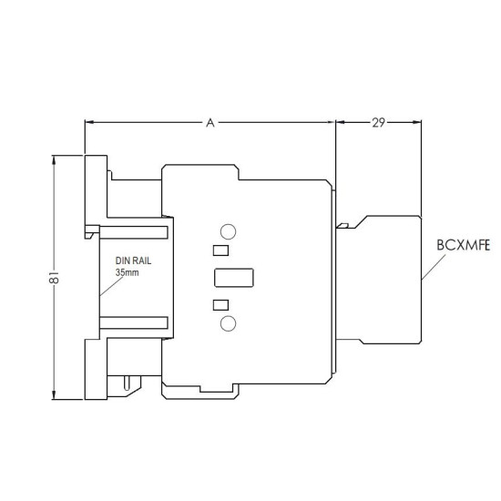 Контактор ETI 004645211 CEM 20-01 220V DC