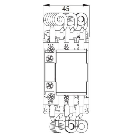 Контактор ETI 004645130 CEM 25CN.10 (20/23кВАр-400/440V)
