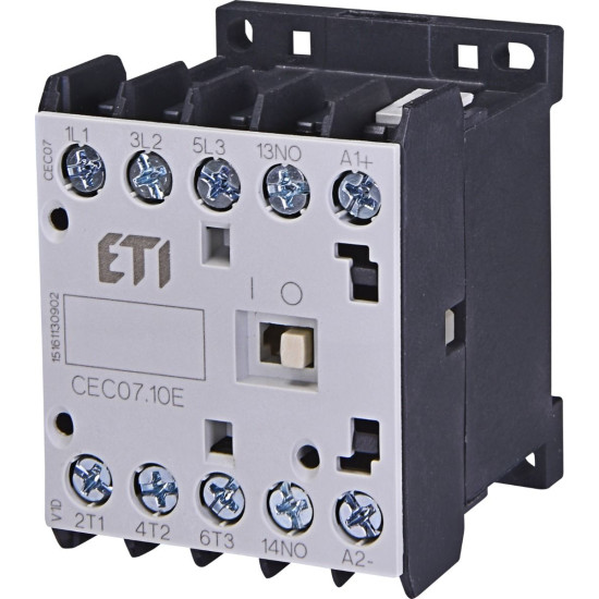 Мініатюрний контактор ETI 004641050 CEC 07.10 24V AC (7A; 3kW; AC3)