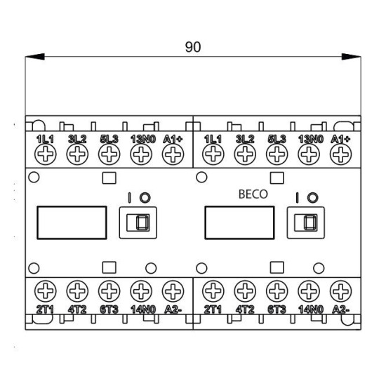 Контактор ETI 004641623 CEI 7.10 230V AC