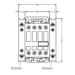 Контактор ETI 004644120 CEM 18.10 24V AC