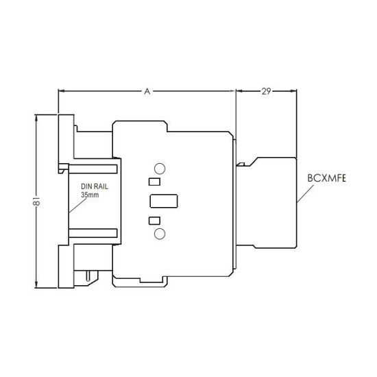 Контактор ETI 004643121 CEM 12.10 48V AC