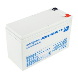 Акумулятор LogicPower AGM LPM-MG 12-7 AH 12В