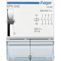 Імпульсне реле Hager EPN540 230В/16А 4НО
