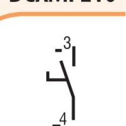 Фронтальний блок-контакт ETI 004641510 BCXMFE10 (1NO)