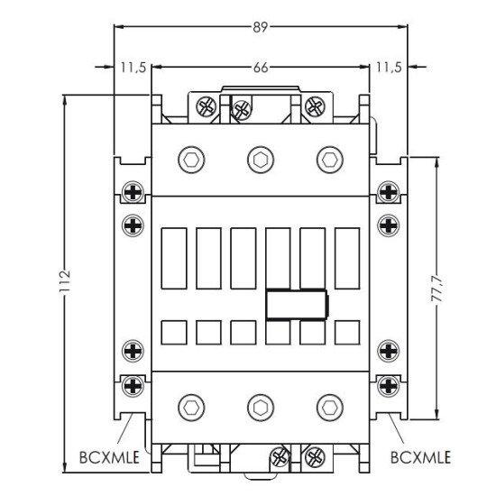 Контактор ETI CEM 80.11/AC230V