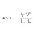 Блок-контакт ETI 004641521 EFC0-11 (1NO+1NC)