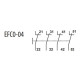 Блок-контакт ETI 004641525 EFC0-04 (4NC)