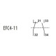 Блок-контакт ETI 004641541 EFC4-11 (1NO+1NC)