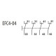 Блок-контакт ETI 004641545 EFC4-04 (4NC)
