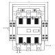 Контактор ETI 004653144 CEM 112.22 400V AC