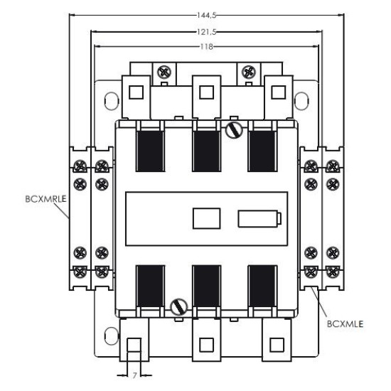 Контактор ETI 004654241 CEM 150Е.22 250V AC/DC