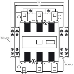 Контактор ETI 004655144 CEM 180.22 400V AC