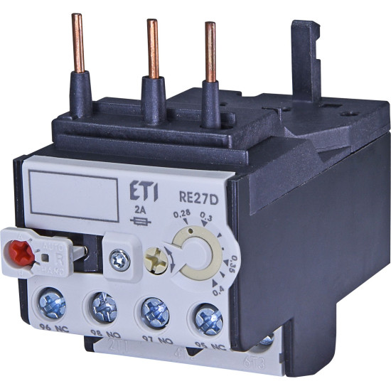 Теплове реле ETI 004642400 RE 27D-0.4 (0.28-0.4A) для CEM9...CEM25