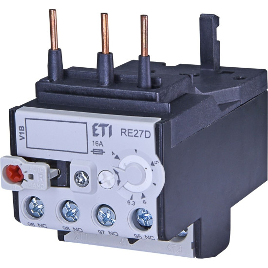 Теплове реле ETI 004642407 RE 27D-6.3 (4-6.3A) для CEM9...CEM25