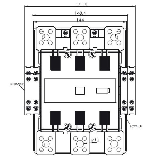 Контактор ETI 004656141 CEM 250.22 48V AC