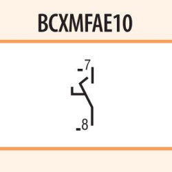 Фронтальний блок-контакт з випередженням ETI 004642510 BCXMFAE10 (1NO)