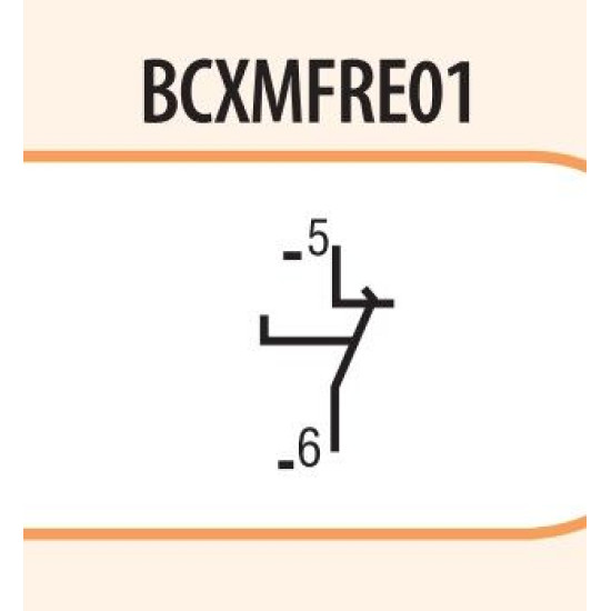 Фронтальний блок-контакт із запізненням ETI 004643510 BCXMFRE 1 (1NC)