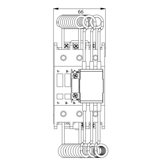 Контактор ETI 004649140 CEM 65CN.10 (50/60кВАр-400/440V)