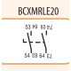 Бічний блок-контакт ETI 004645520 BCXMRLE 20