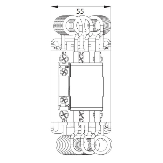 Контактор ETI 004646130 CEM 32CN.10 (25/30кВАр-400/440V)