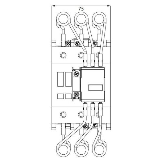 Контактор ETI 004650140 CEM 80CN.10 (61/71кВАр-400/440V)