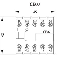 Контактор ETI CE 07.10/AC230V